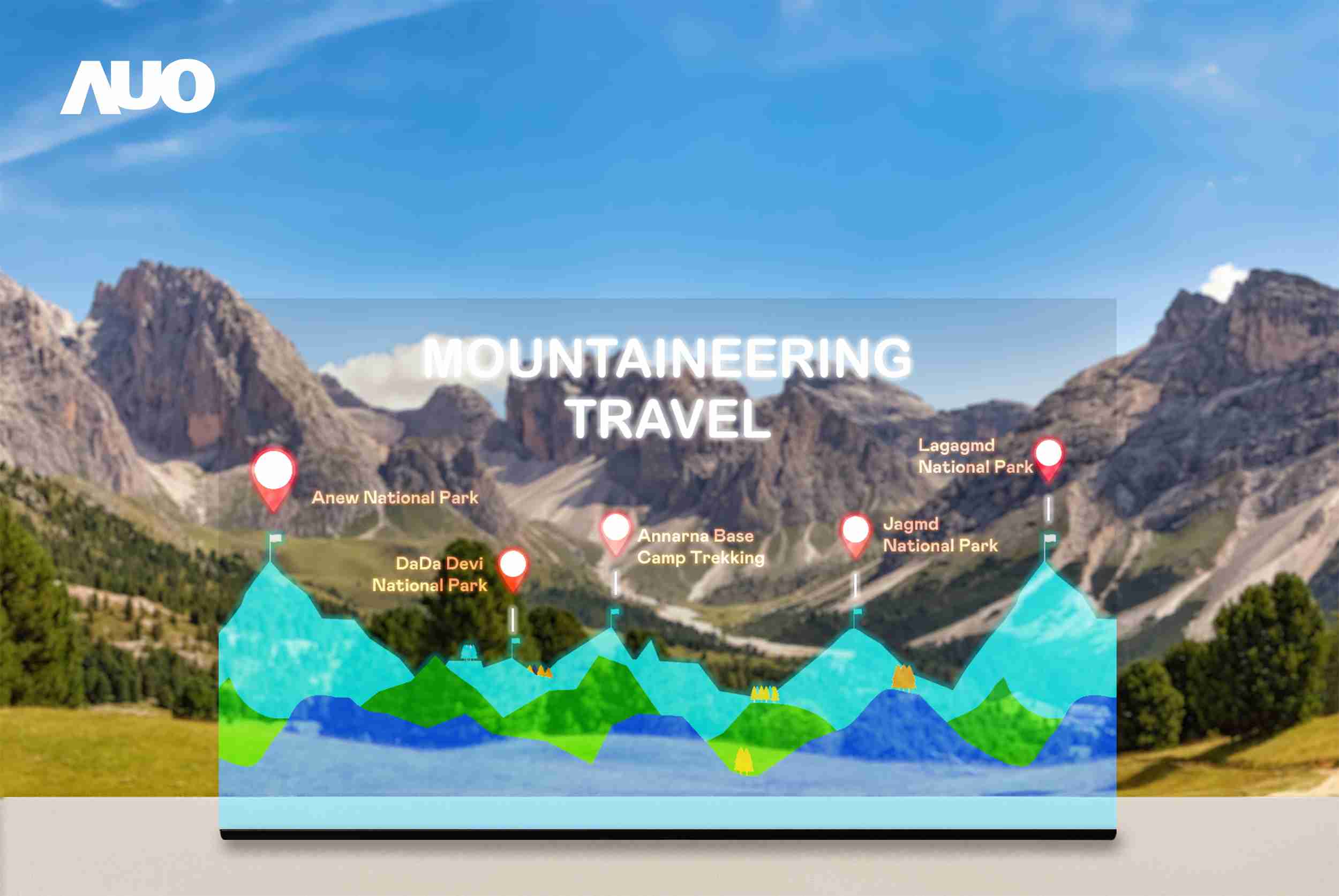 银河集团展示全球单片尺寸最大(*)42吋透明Micro LED显示器拼接而成的〝64吋透明Micro LED显示器〞，，具备高透明度、、1,000 nits高亮度、、、广色域、、、采用三边无边框的无缝拼接等多重特色，，，，呈现超高清、、细腻画质而不遮挡后方视觉，，满足层峰需求，，可广泛运用于零售、、、、艺术展览或商业空间等场域